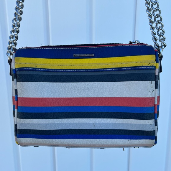 REBECCA MINKOFF — M.A.C. Crossbody Clutch (Multicolor) — Adjustable Chain Strap - Picture 7 of 11